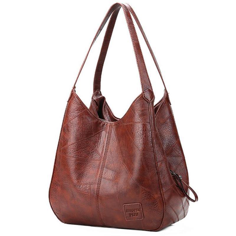 Karlie™ - Vintage Leren Tas Met Handgemaakte Details