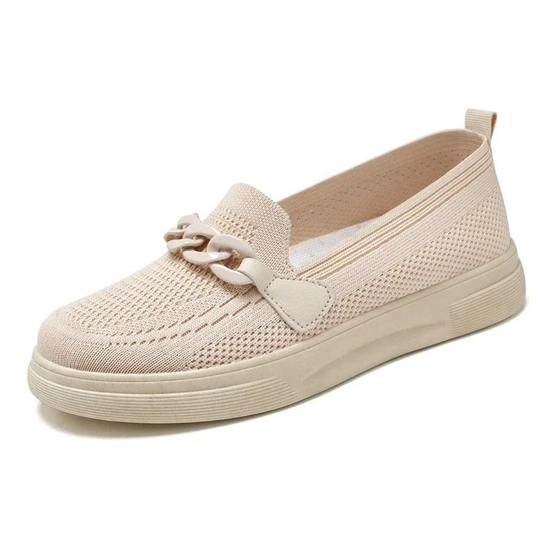 Meridian Glow - Elegante platte orthopedische loafers