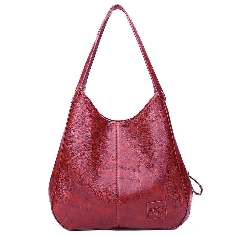 Karlie™ - Vintage Leren Tas Met Handgemaakte Details