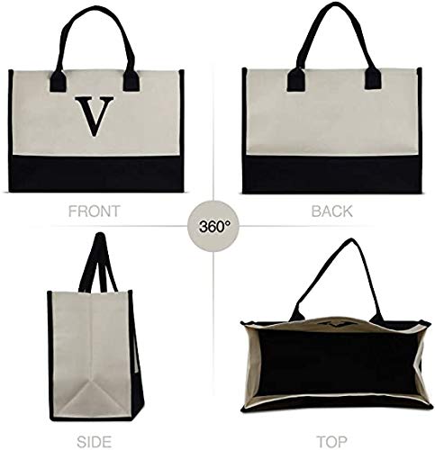 Icon™ - Gepersonaliseerde Tote Bag Met Letter