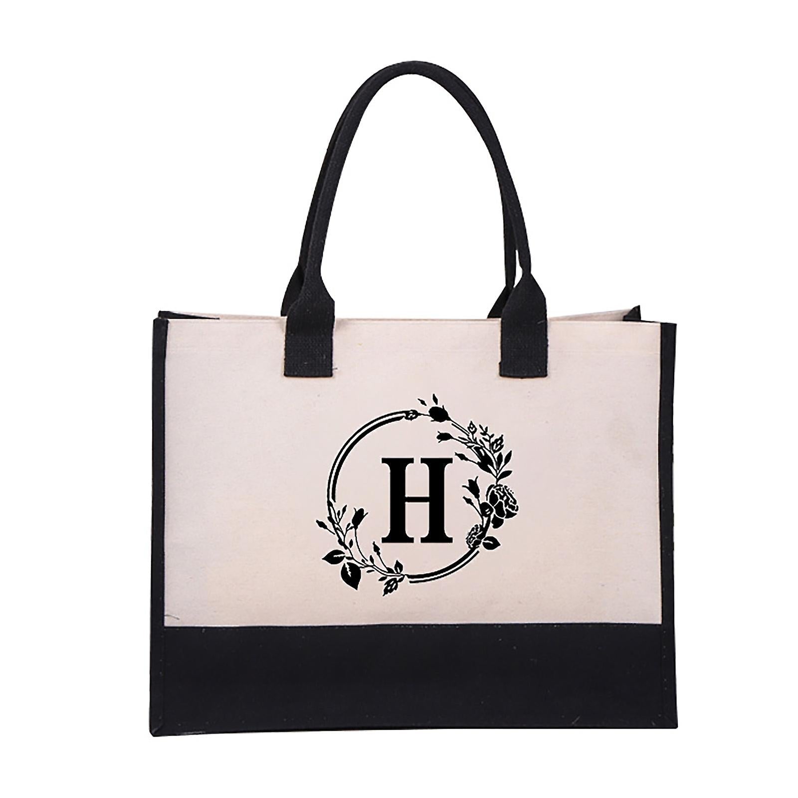 Icon™ - Gepersonaliseerde Tote Bag Met Letter