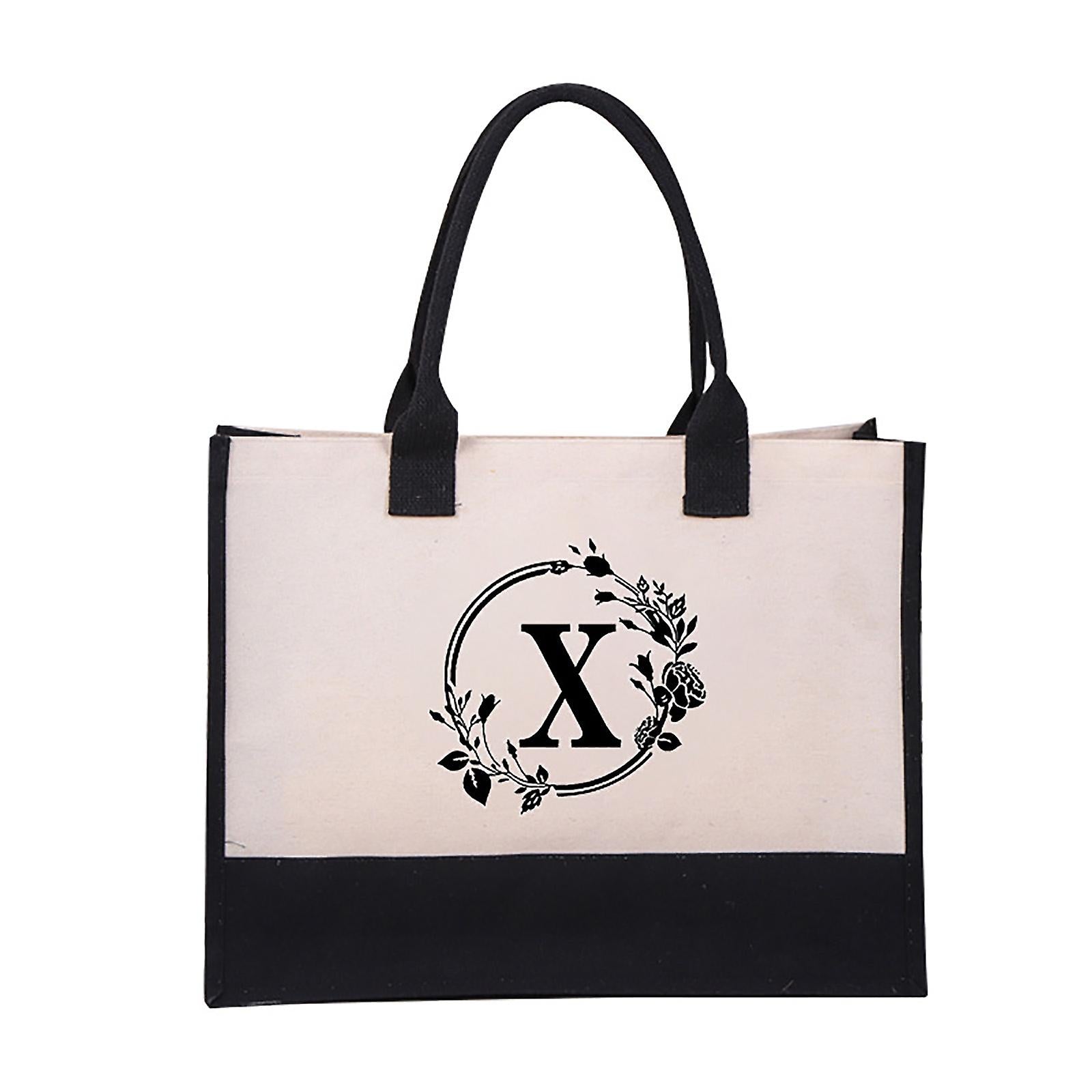 Icon™ - Gepersonaliseerde Tote Bag Met Letter