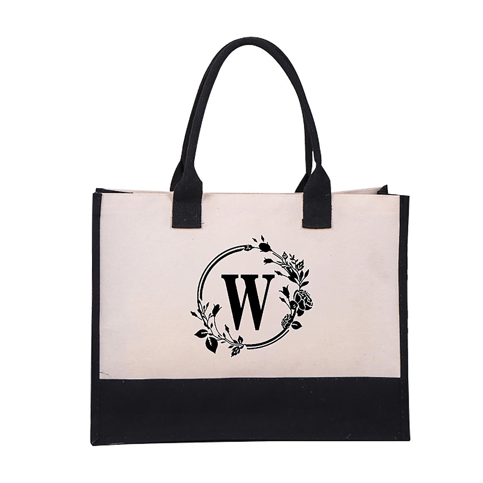 Icon™ - Gepersonaliseerde Tote Bag Met Letter