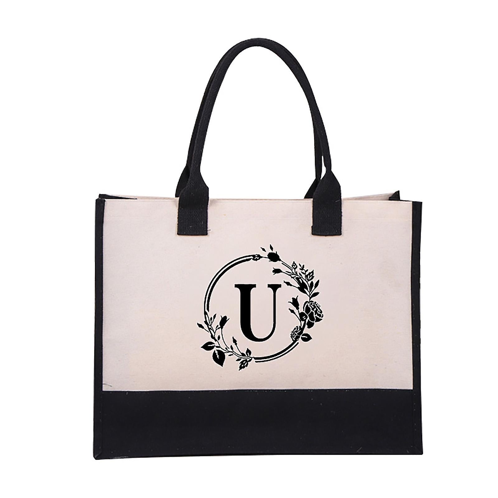 Icon™ - Gepersonaliseerde Tote Bag Met Letter