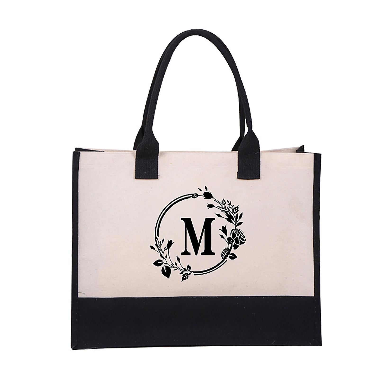 Icon™ - Gepersonaliseerde Tote Bag Met Letter