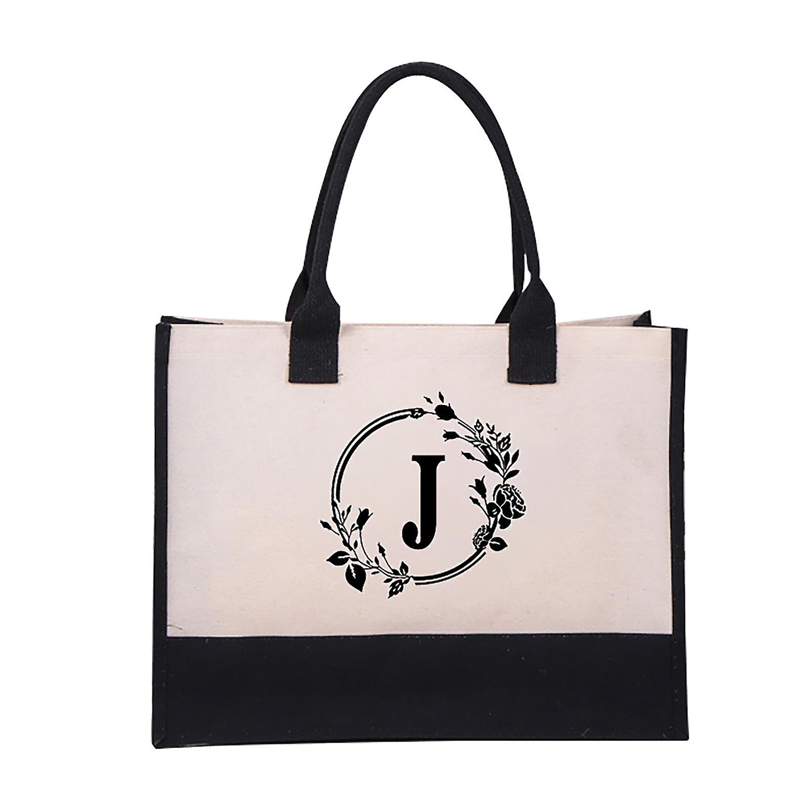 Icon™ - Gepersonaliseerde Tote Bag Met Letter