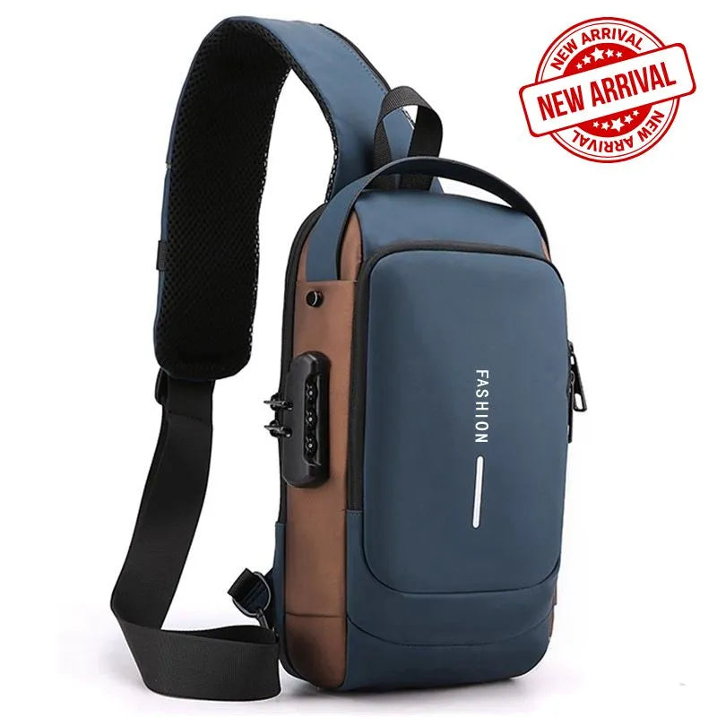 Nova™ - Waterdichte Crossbody Tas Met USB-aansluiting