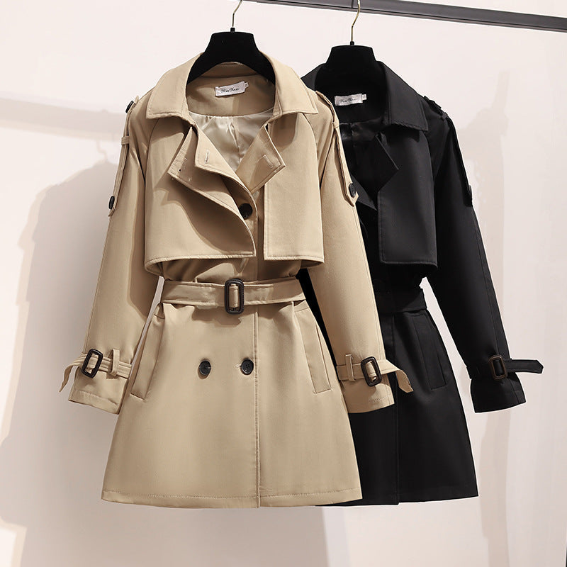 Nova™ - Stijlvolle Double Breast Trenchcoat Met Riem