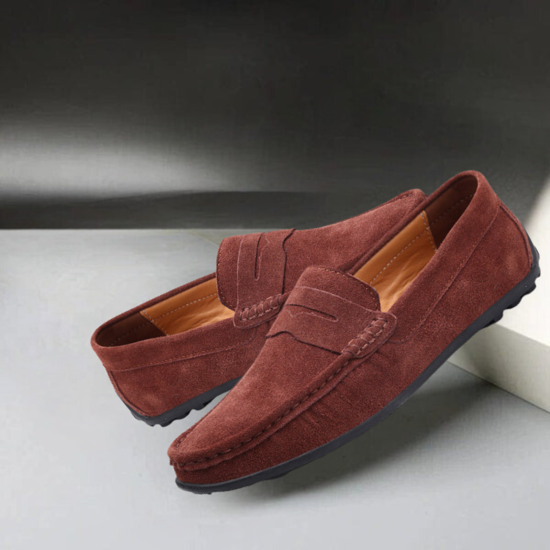 Robinson - Luxe stijlvolle suède loafers