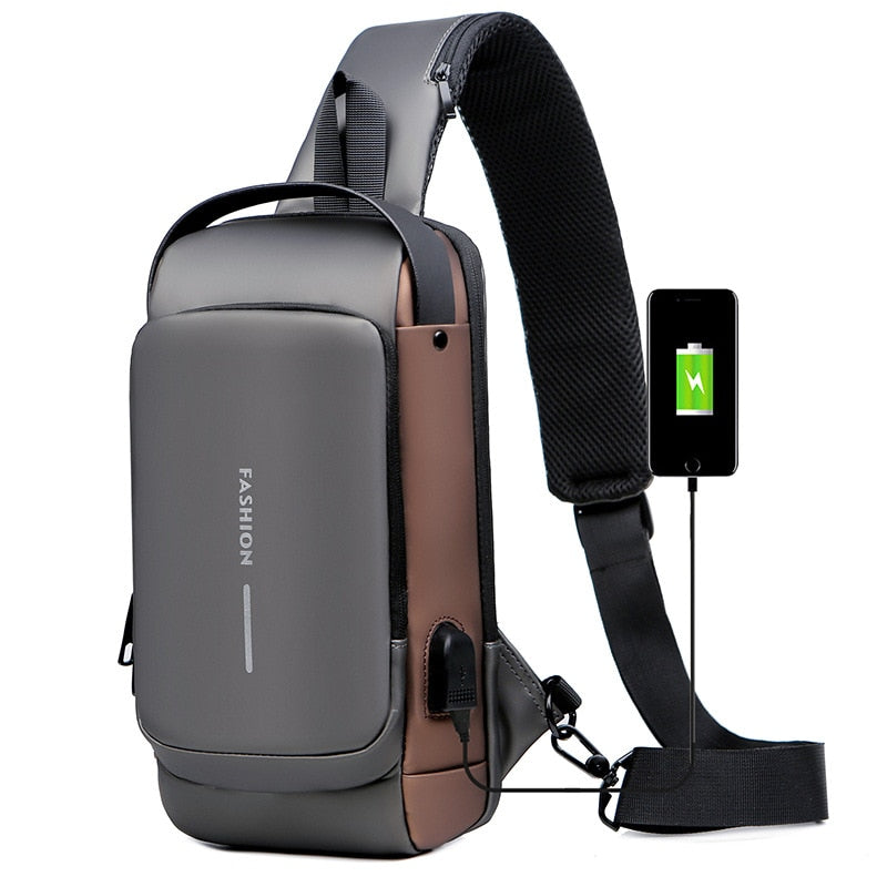 Nova™ - Waterdichte Crossbody Tas Met USB-aansluiting