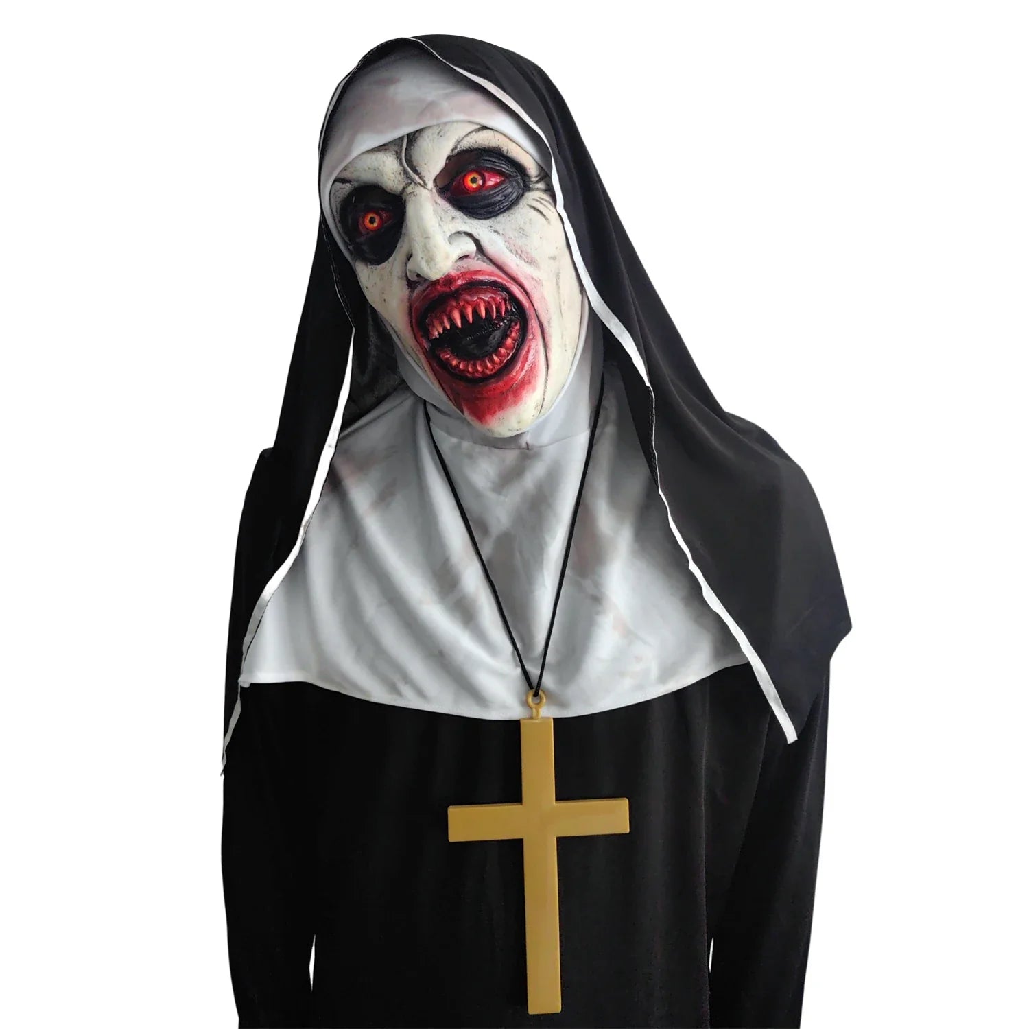 The Nun - Hoofddoek Cosplay Masker