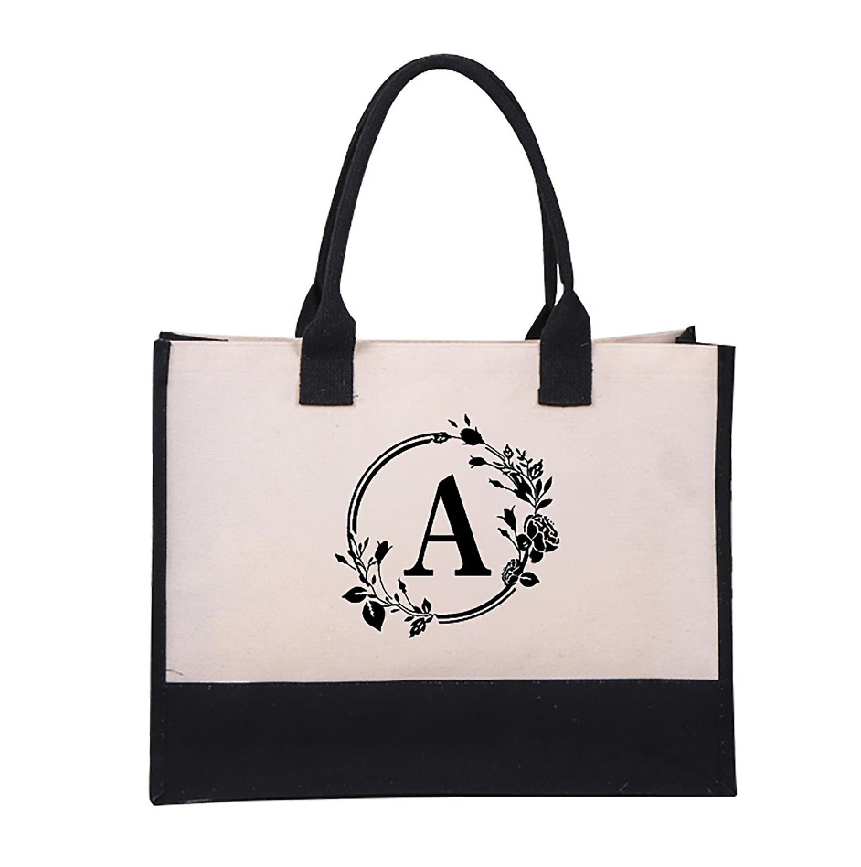 Icon™ - Gepersonaliseerde Tote Bag Met Letter