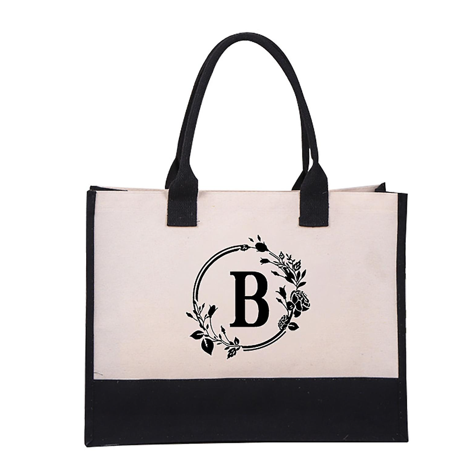 Icon™ - Gepersonaliseerde Tote Bag Met Letter