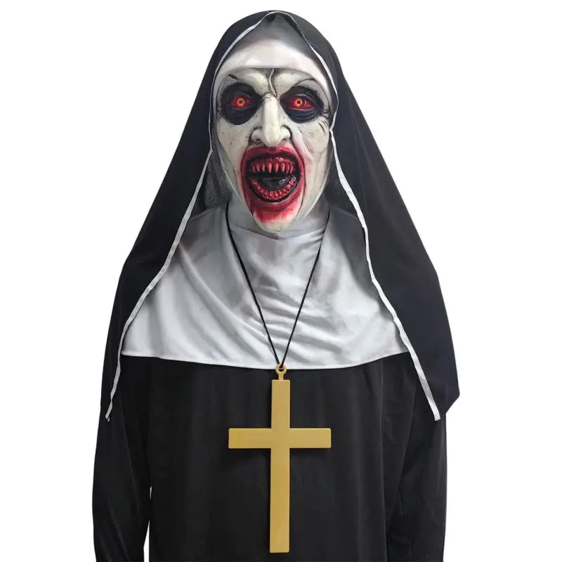 The Nun - Hoofddoek Cosplay Masker