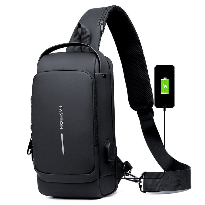 Nova™ - Waterdichte Crossbody Tas Met USB-aansluiting