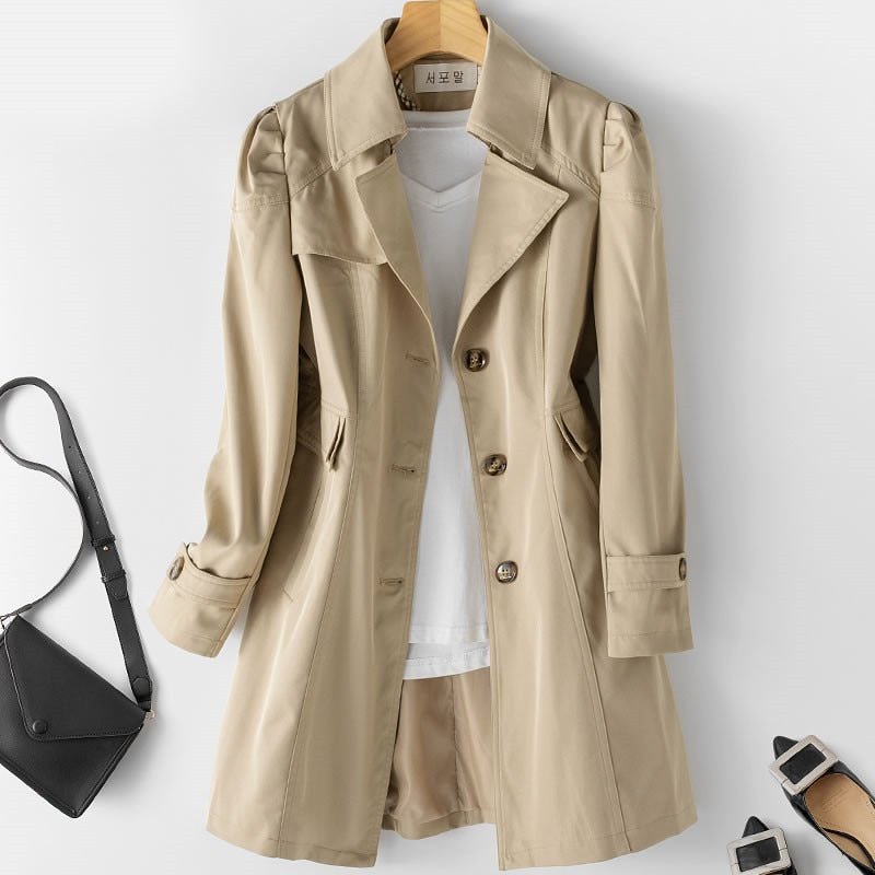 Fleur - Stijlvolle comfortabele trenchcoat