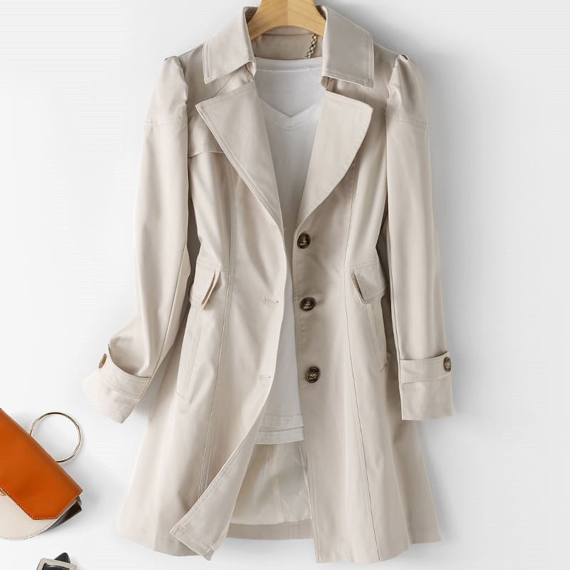 Fleur - Stijlvolle comfortabele trenchcoat