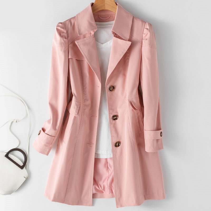 Fleur - Stijlvolle comfortabele trenchcoat