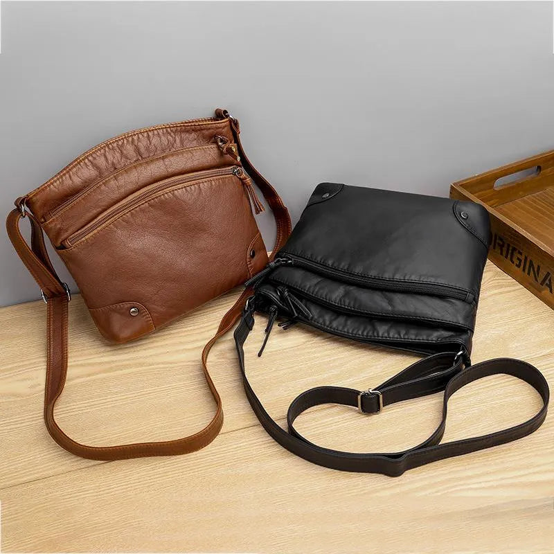 Femke™ - Leren Crossbody Tas