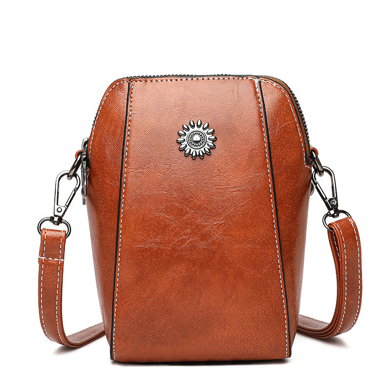 Anna™ - Mini Stijlvolle Zachte Leren Crossbody Tas