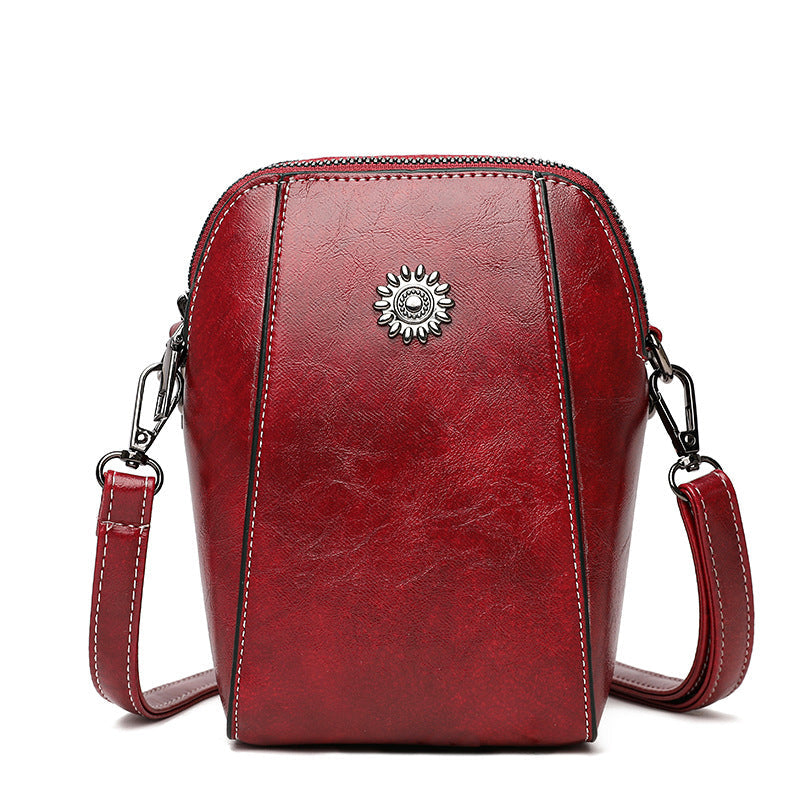 Anna™ - Mini Stijlvolle Zachte Leren Crossbody Tas