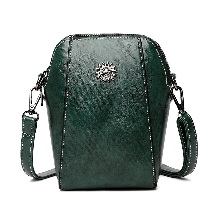 Anna™ - Mini Stijlvolle Zachte Leren Crossbody Tas