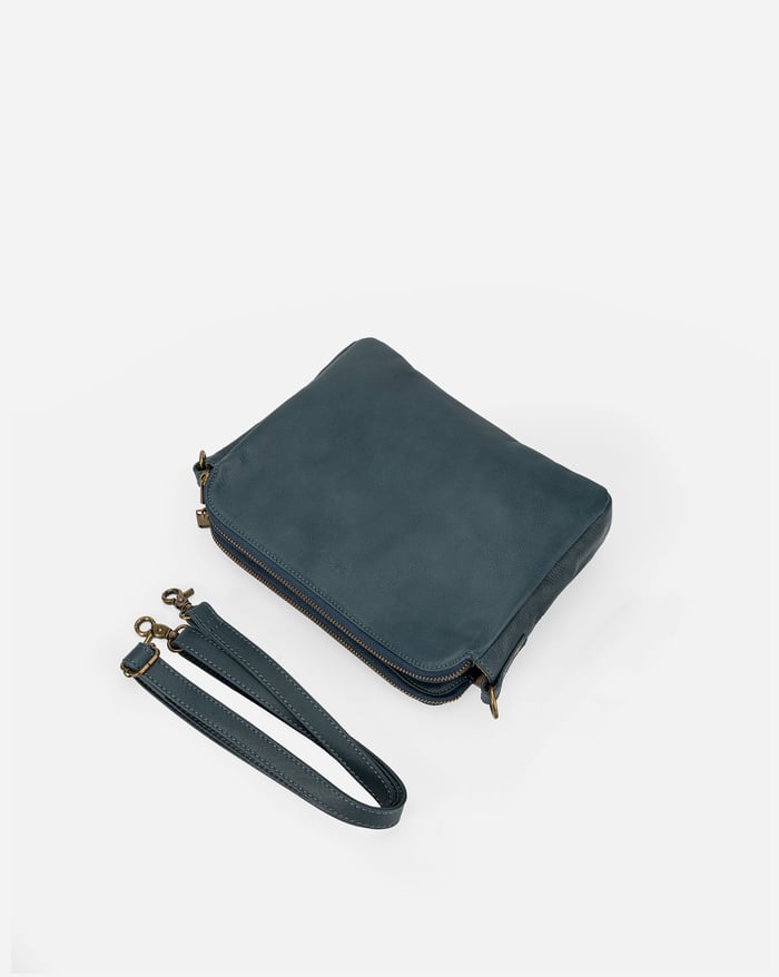 Fleur™ - Handgemaakte Leren Crossbody Schoudertas