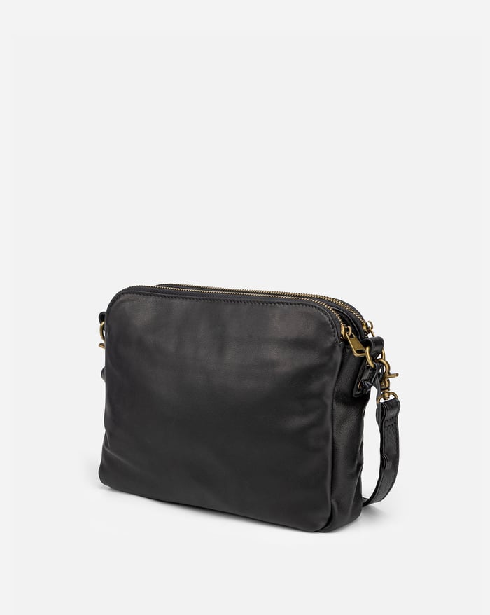 Fleur™ - Handgemaakte Leren Crossbody Schoudertas