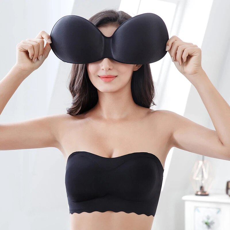 Aantrekkelijke Strapless Onzichtbare Push Up BH