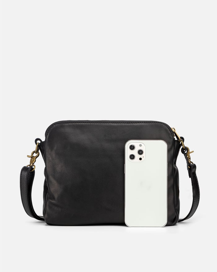 Fleur™ - Handgemaakte Leren Crossbody Schoudertas