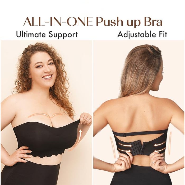 Aantrekkelijke Strapless Onzichtbare Push Up BH