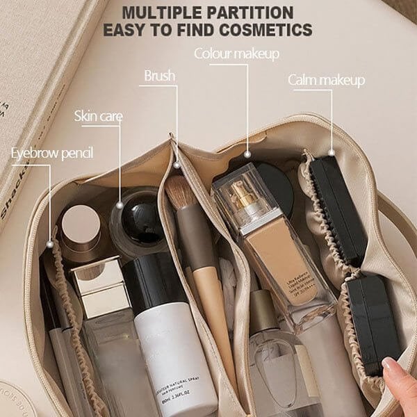 Layla™ - Multifunctionele Luxe Cosmetica Tas Met Ruime Capaciteit